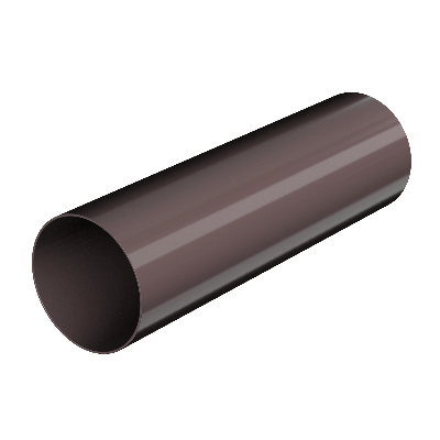 ТН ОПТИМА 120/80 мм, труба, темно-коричневый (1.5 м), шт. - 1